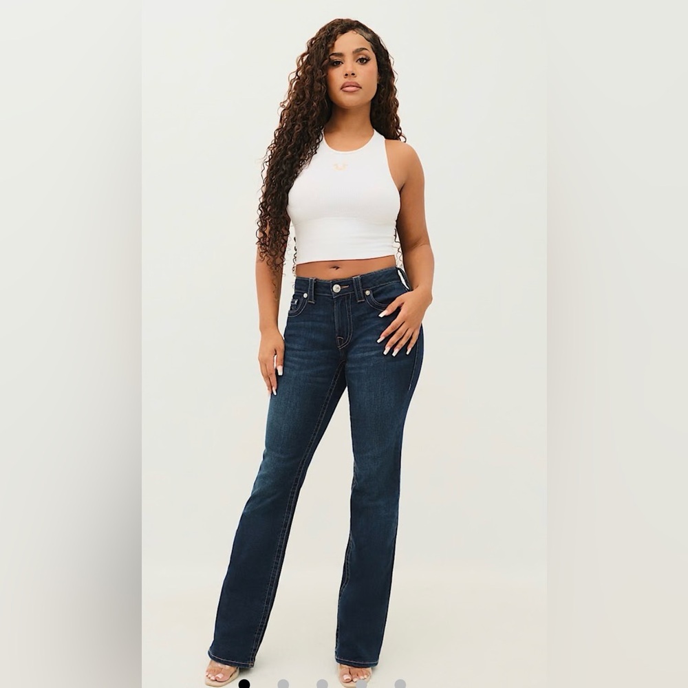 True Religion Indigo Boot Cut Jeans 24